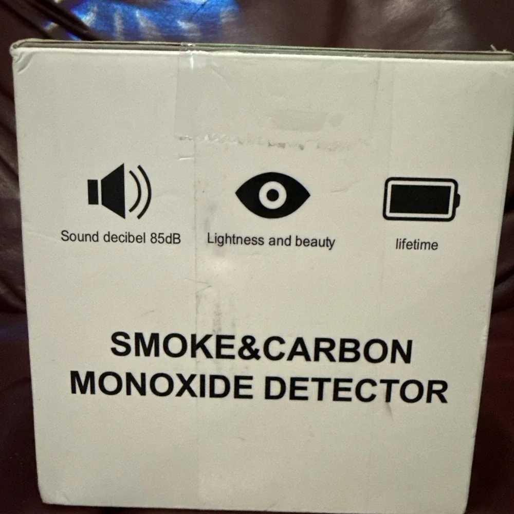 SMOKE & CARBON MONOXIDE DETECTOR WITH TEST AND RESET BUTTOM LCD  (4 PACK) Sealed